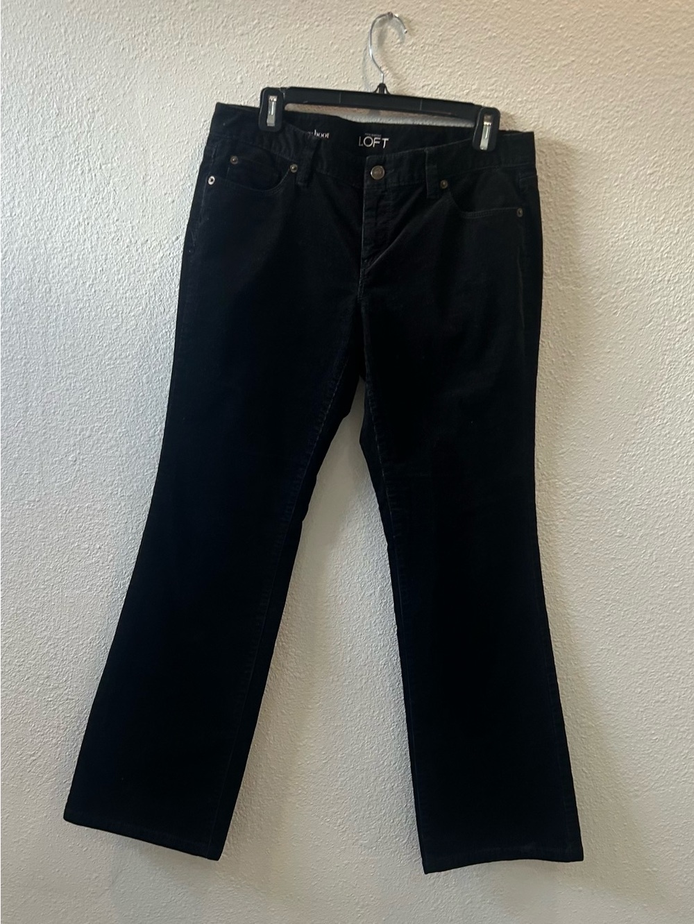 LOFT Black Boot-Cut Jeans for Women